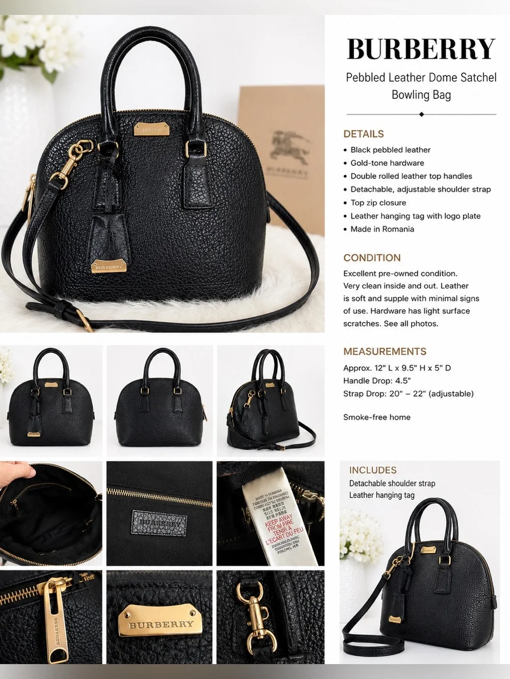 Burberry classic satchel